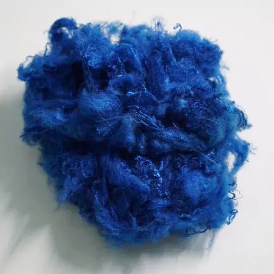 Aerospace Blue Aramide Fibre courte