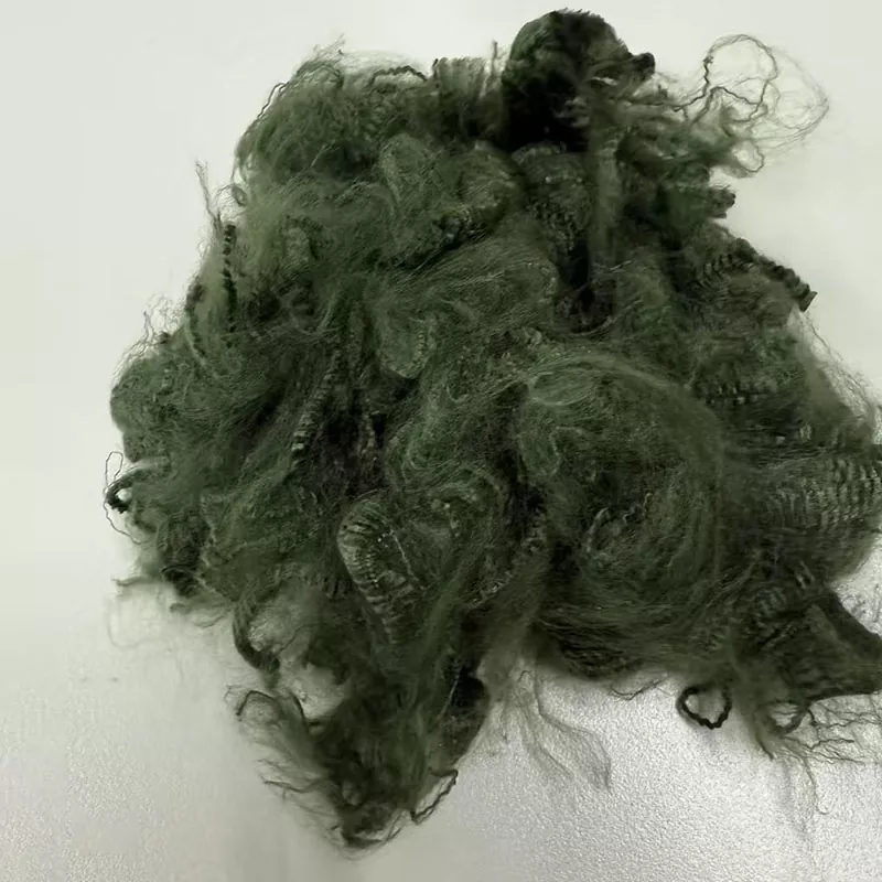 Armée verte aramide fibre courte